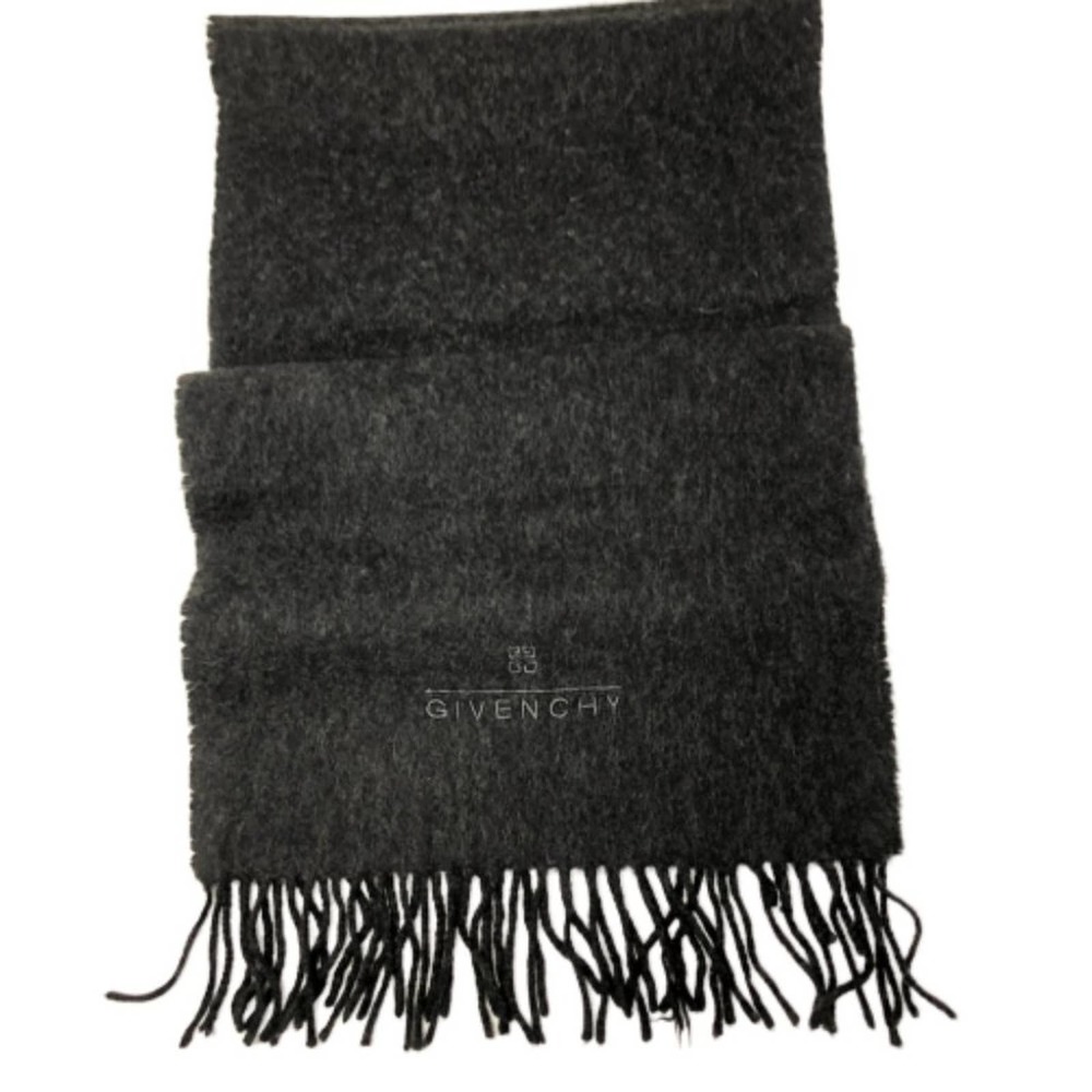 Auth Givenchy Black Cashmere Scarf